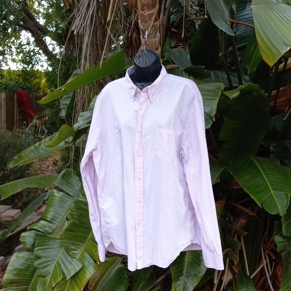 J crew gingham shirt